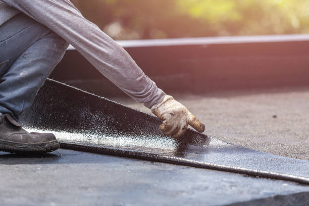 Professional Waterproofing technician working in Delmont, NJ